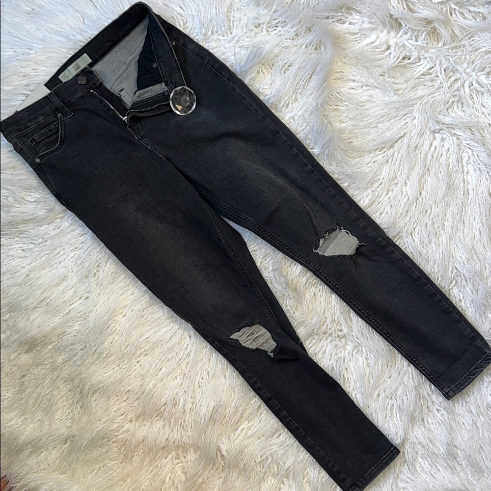 Topshop Jamie High Waist Ankle Grazer